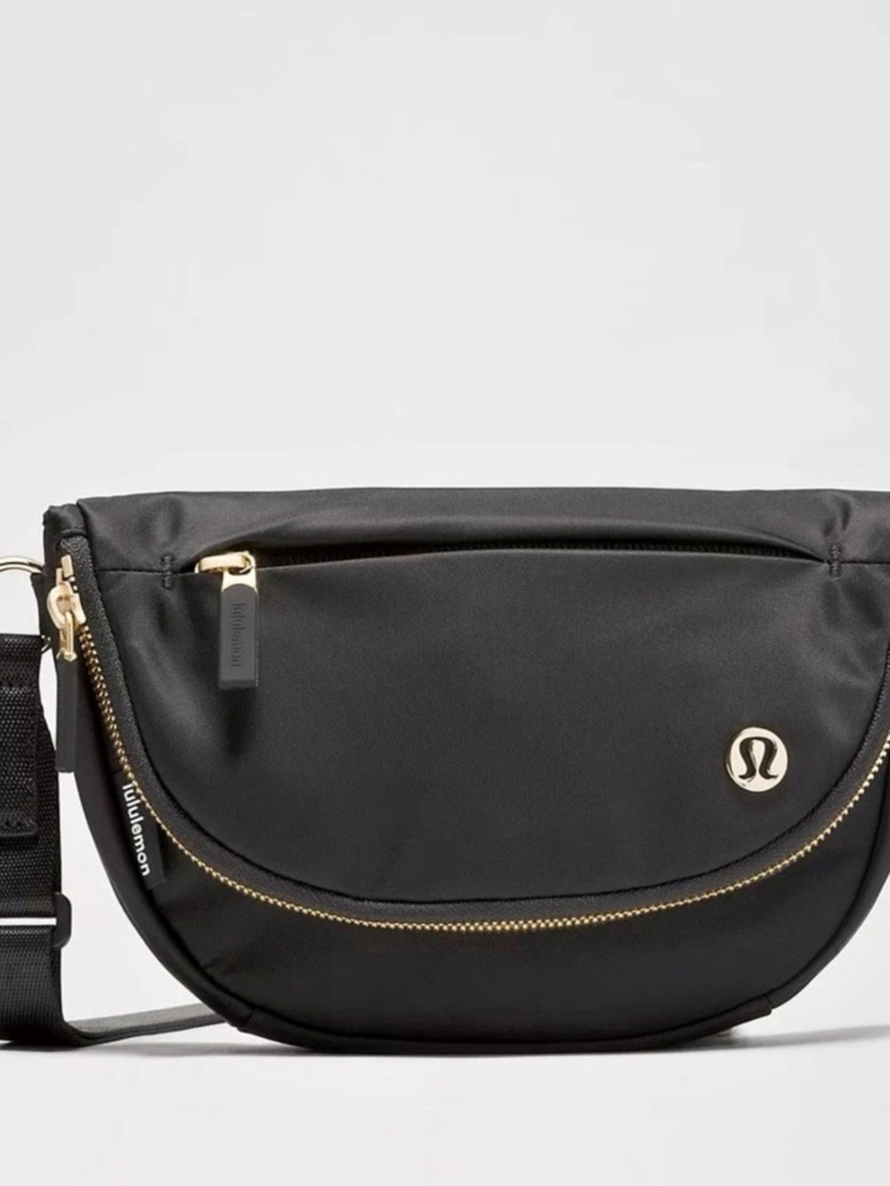 lululemon Curved Lines Crossbody Bag Black 2L